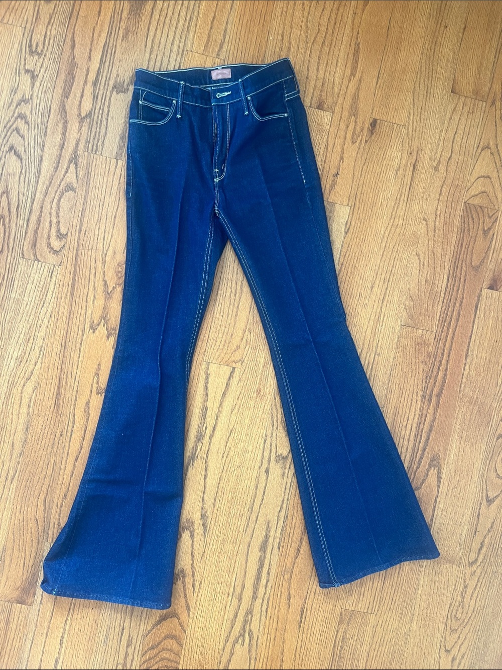 MOTHER Dark Blue Flare Jeans